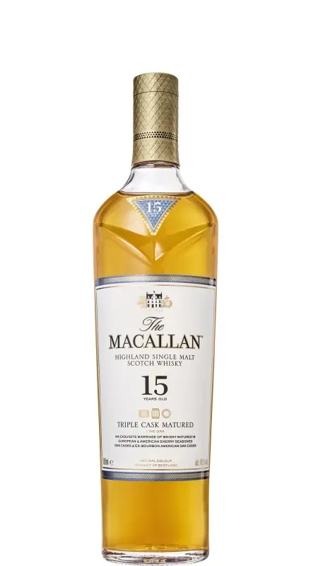 Macallan Triple Cask Whisky 15 Anni Single Malt Scozia