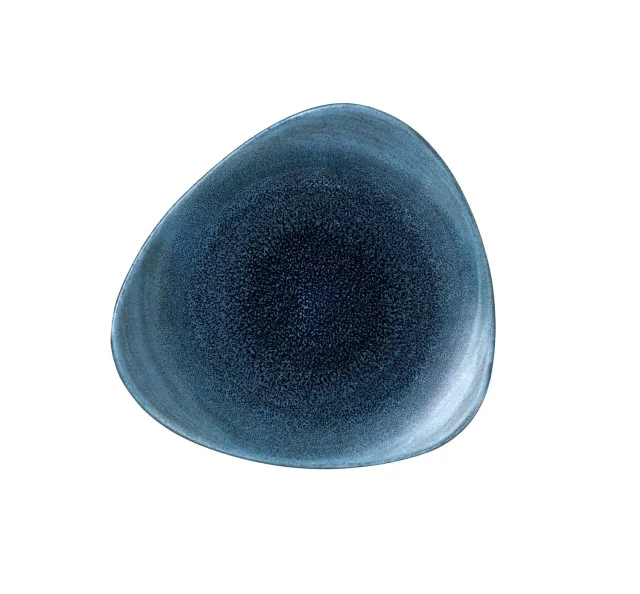 Aqueous Piatto triangolare 19cm porcellana 6pz