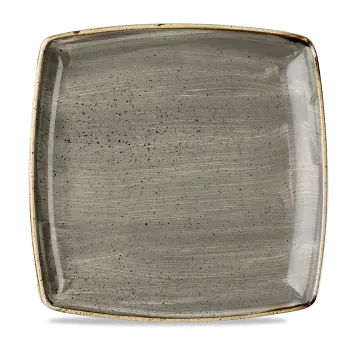 Churchill Stonecast Grigio piatto quadrato 26,8 cm 6 pezzi