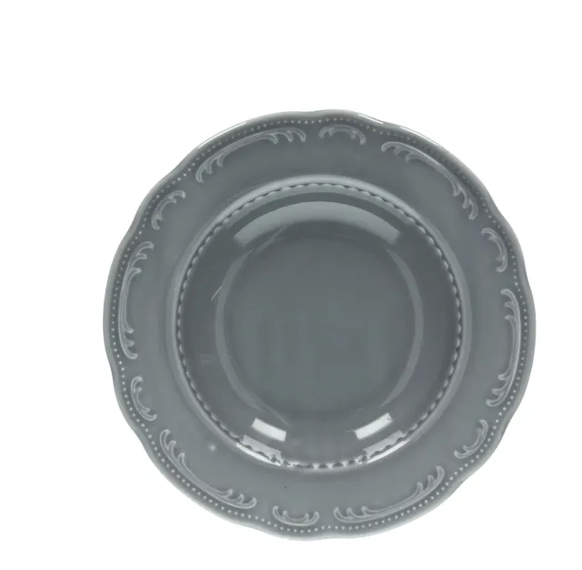 Tognana Charme Vecchio Vienna piatto fondo Grigio Londra 23 cm 6 pz