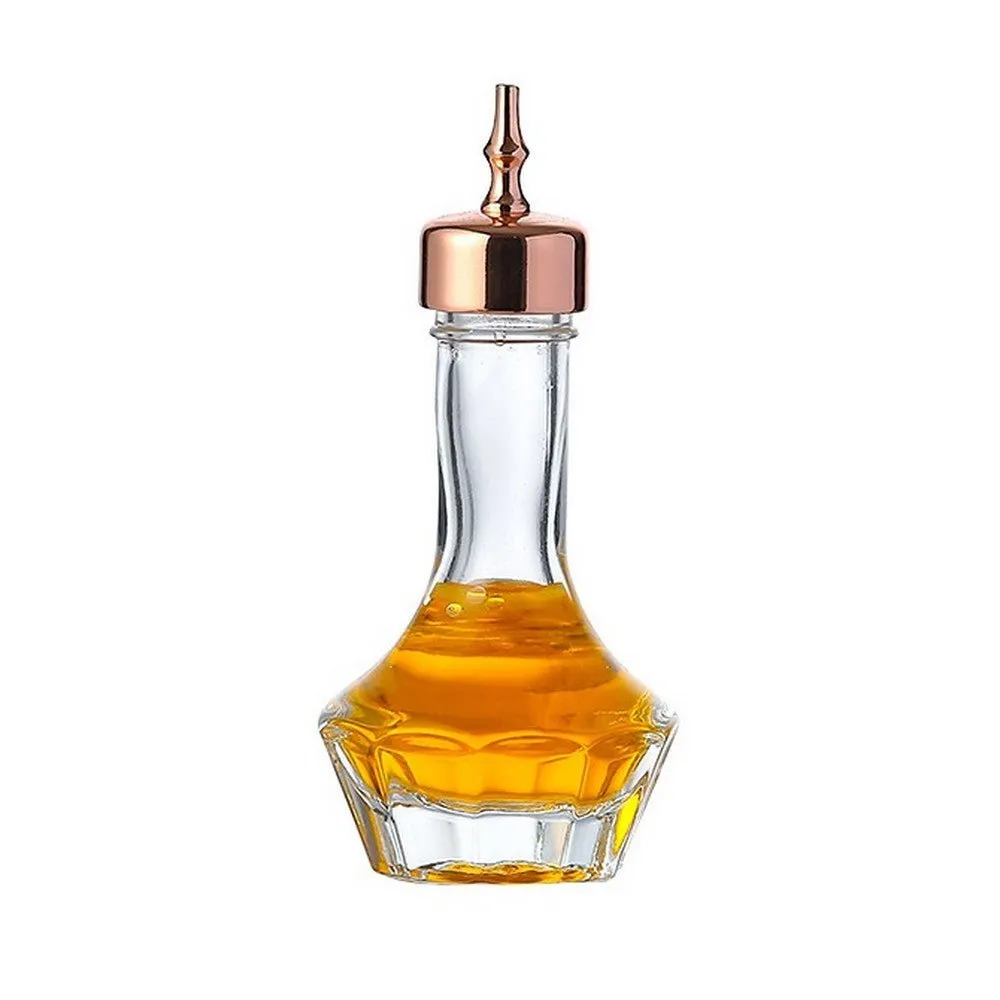 Cocktail Ceremony bottiglia bitter vetro 50 ml acciaio