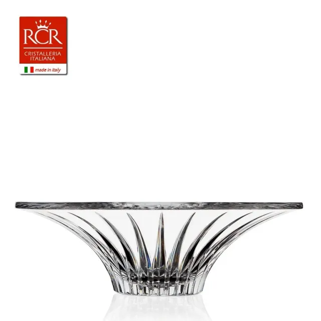 RCR Timeless centrotavola vetro 32 cm trasparente