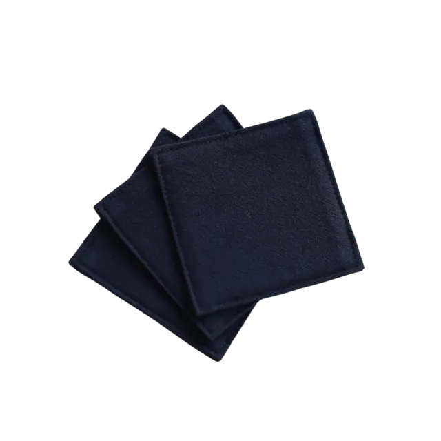 Cocktail Ceremony Fabric Coaster sottobicchiere 9x9 nero