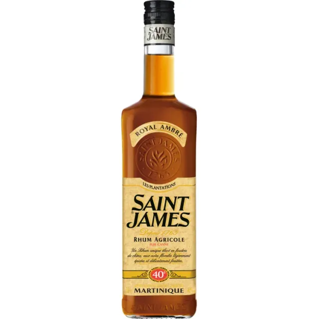 Saint James Royal Ambre rum ambrato morbido