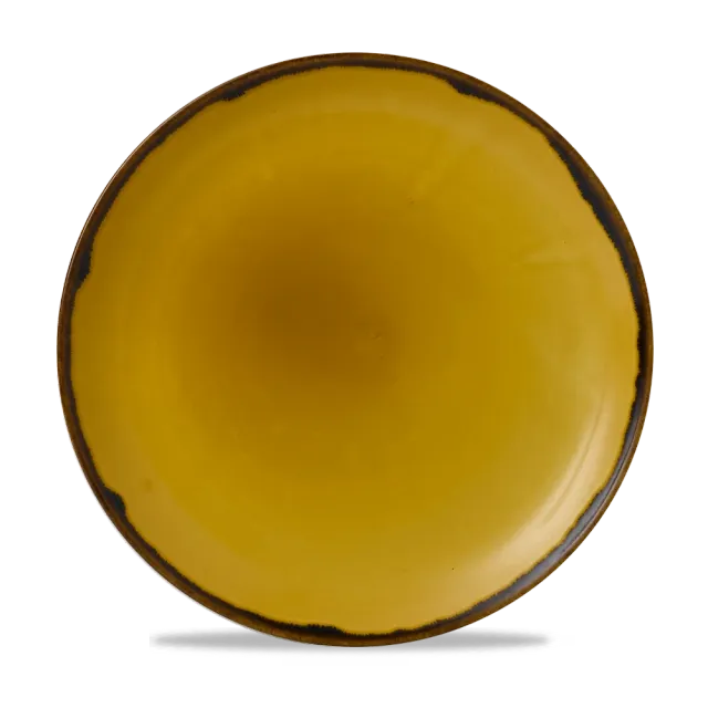 Churchill Harvest Mustard Piatto Coupe 32,4cm 6 Pezzi