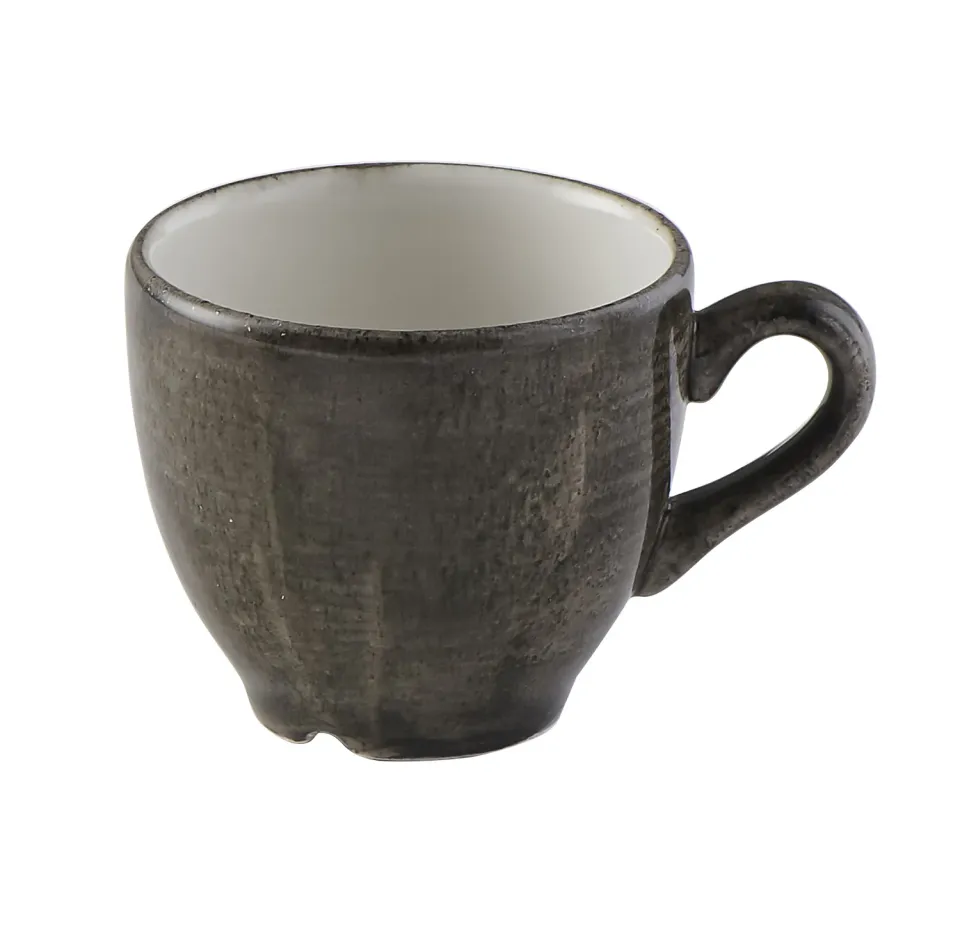 Stonecast Patina Iron Black tazzina espresso 10cl 6pz