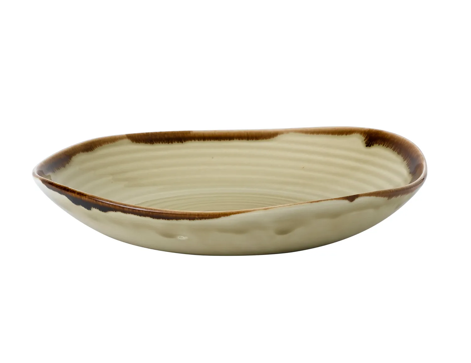 Showbar Harvest Linen Bowl Wobbly 29,5cm 6pz Beige