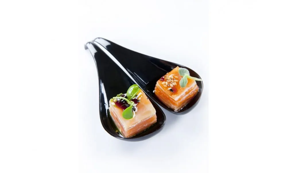 Showbar Sphera Cucchiaio Degustazione 12cm 200 Pezzi Nero