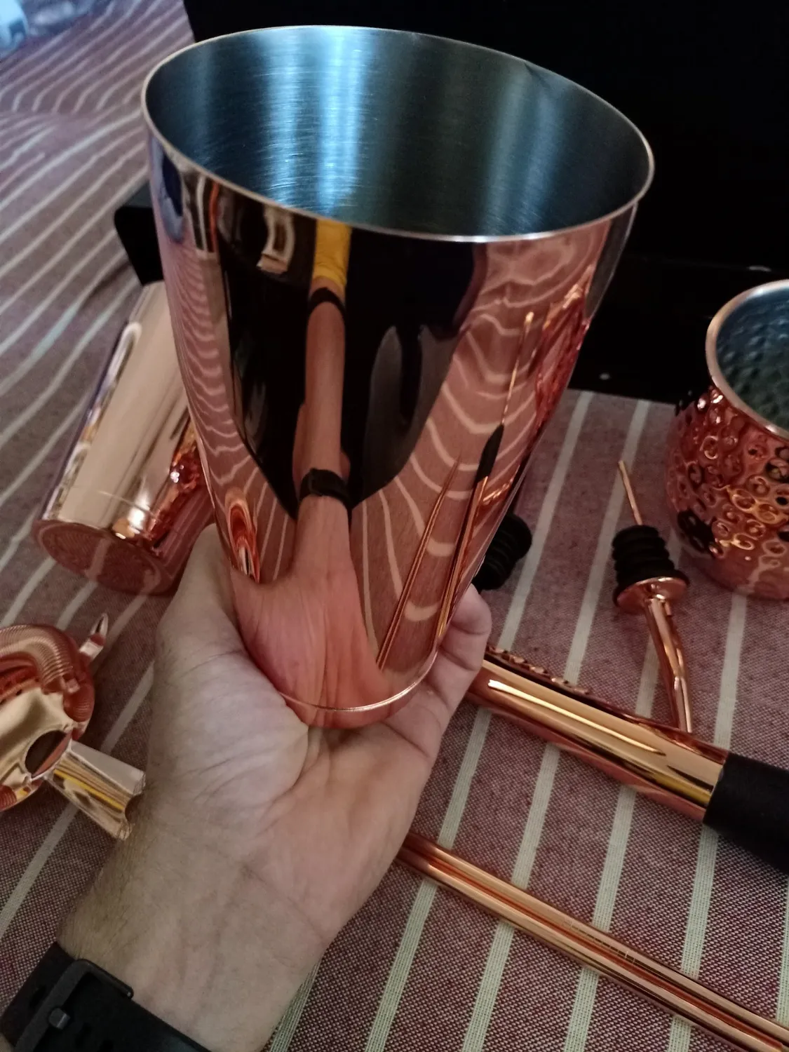 Sky Fish Kit Barman 14 Pezzi con Tazze Moscow Mule
