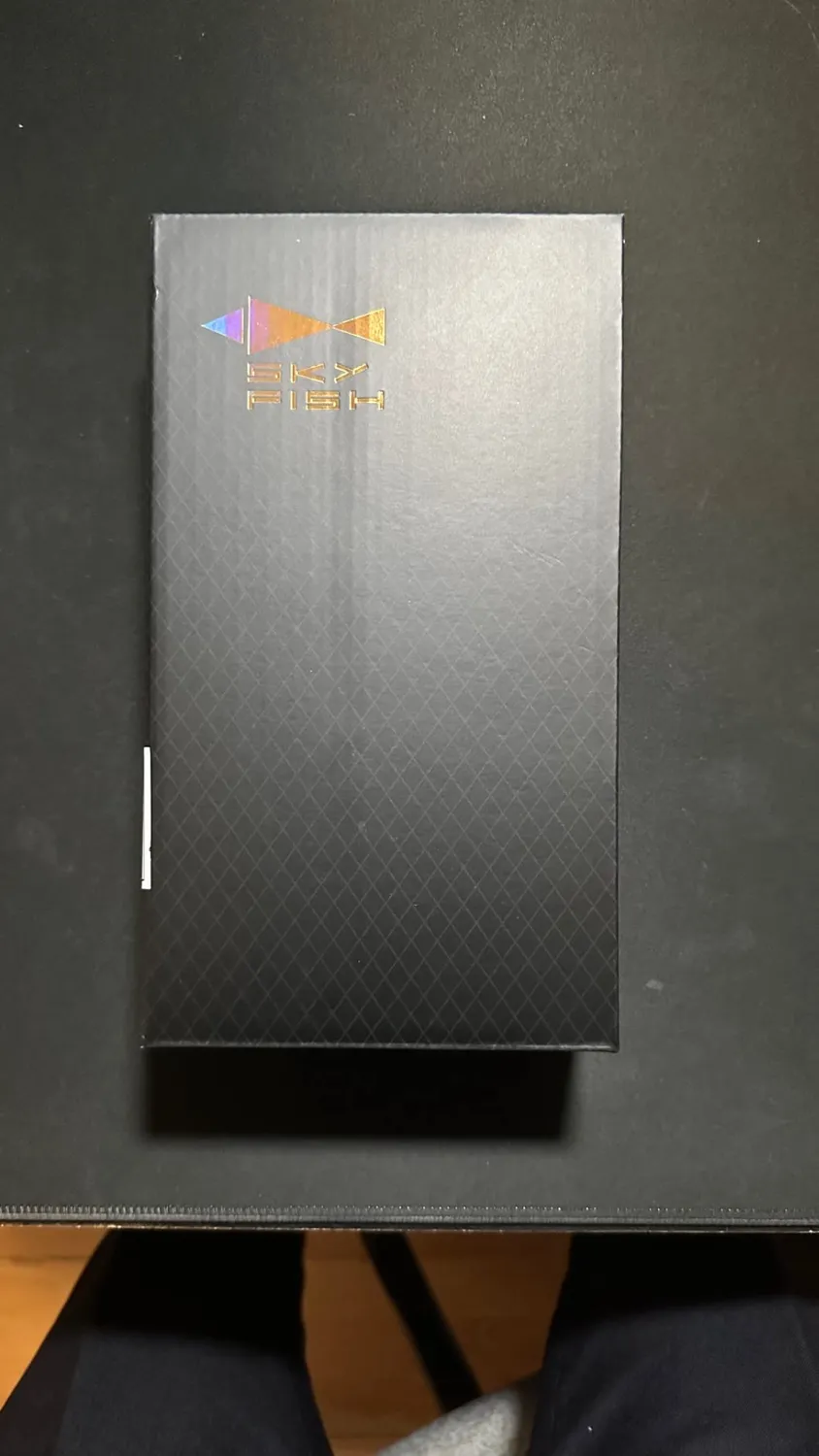 Sky Fish Flute Champagne Acciaio Inox Oro 2x280 ml Infrangibili