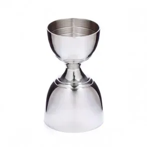 Lorraine Giapponese Mirror Bell jigger acciaio argento