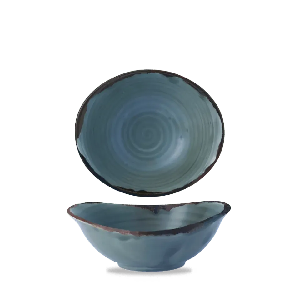 Showbar Harvest Blue Bowl Fonda 19,9cm 6 pezzi blu