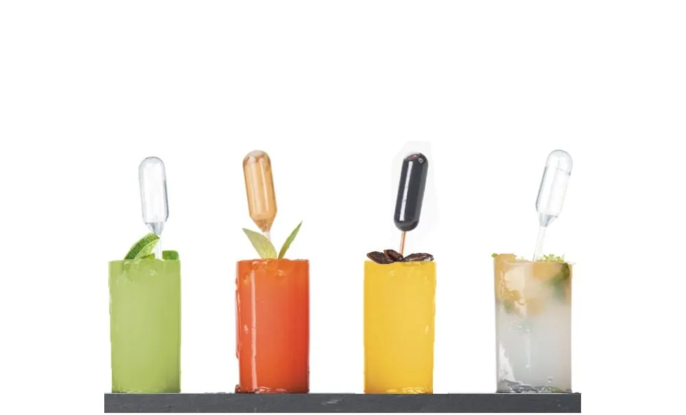 Showbar Mini Pipette 6 cm 1,2 ml 500 Pezzi Monodose