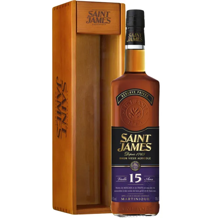 Saint James Vieux 15 ans rum agricolo Martinica
