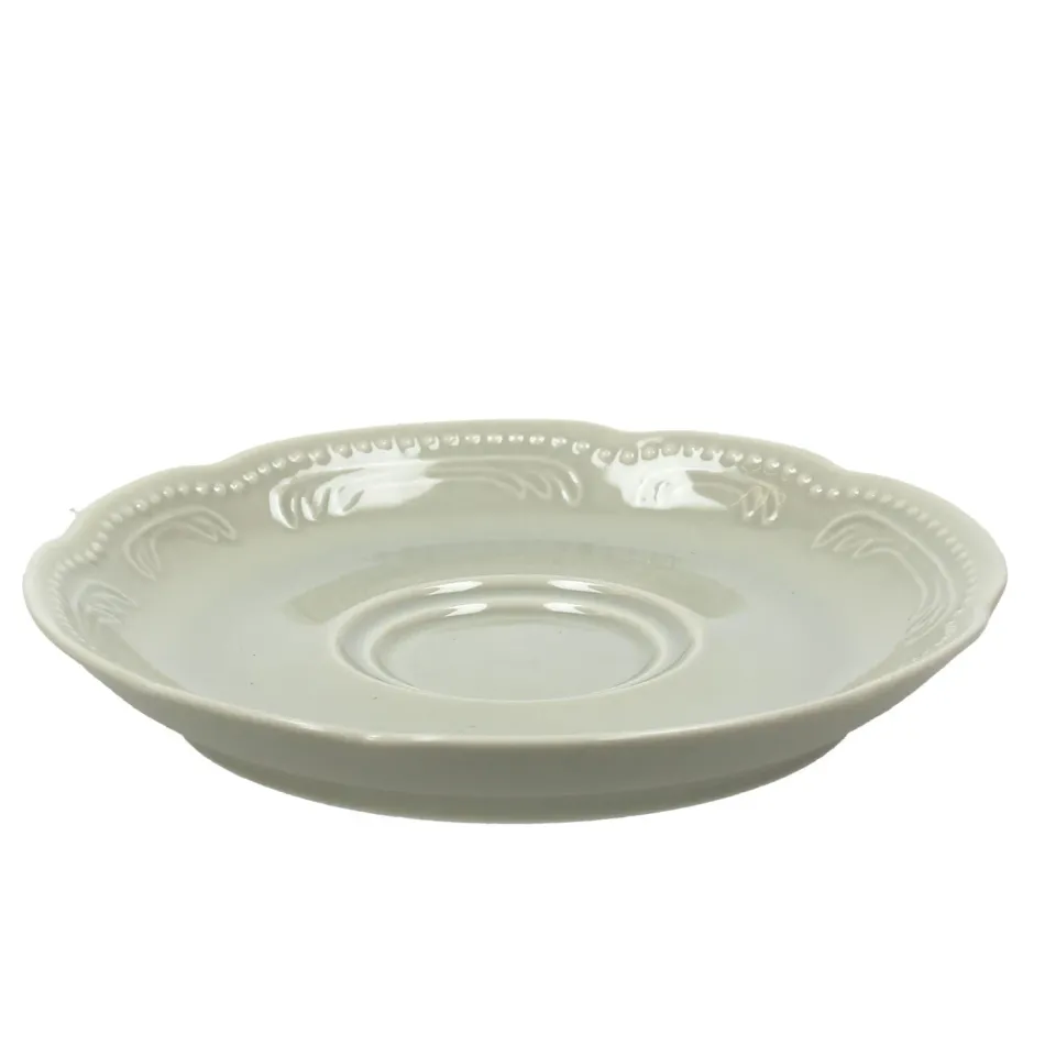 Tognana Charme Vecchio Vienna piattino tè 16 cm salvia 6 pezzi
