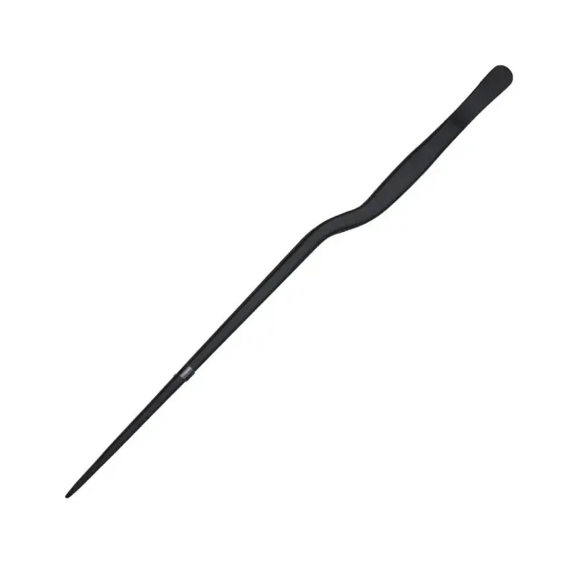 Cocktail Ceremony Pinzetta Bar Curva 26cm Nera Acciaio