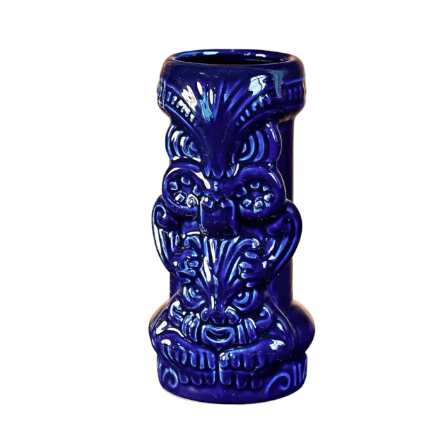 Cocktail Ceremony Tiki Mug Owl Blue tazza tiki 550 ml ceramica