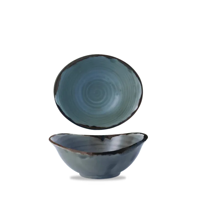 Showbar Harvest Blue piatto fondo 17,4 cm 6 pezzi blu