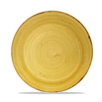 Showbar Stonecast giallo senape piatto piano 21,7 cm 6 pezzi