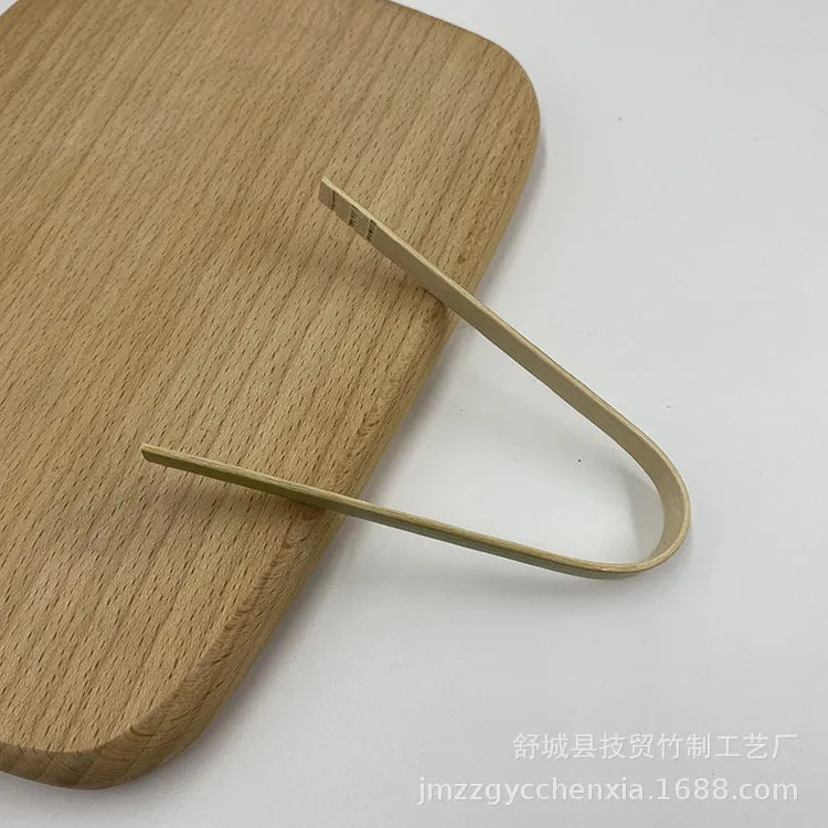 Cocktail Ceremony Bamboo Tongs pinzette bambù 50 pezzi 8 cm monouso