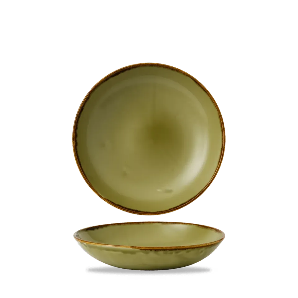 Showbar Harvest Green Small Coupe Bowl piatto 18,2 cm 6 pezzi verde