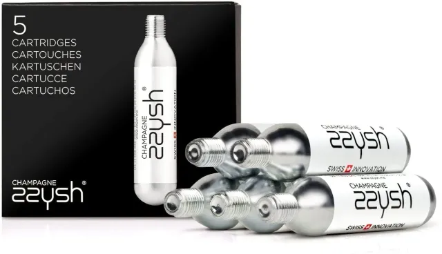 Zzysh Champagne cartucce gas argon CO2 5 pezzi