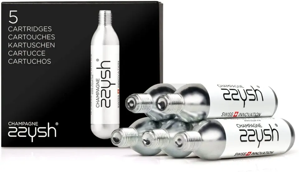 Zzysh Champagne cartucce gas argon CO2 5 pezzi