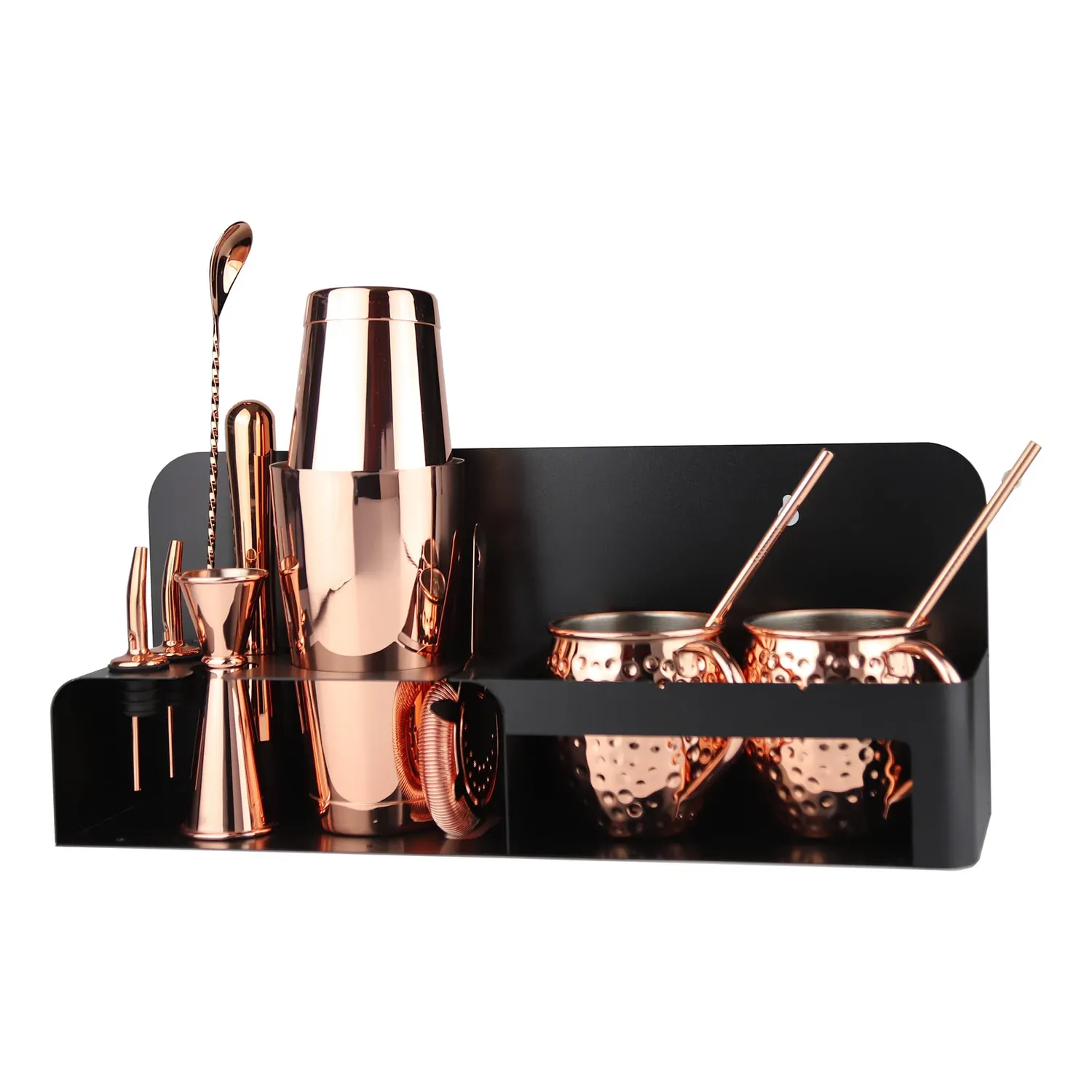 Sky Fish Kit Barman 14 Pezzi con Tazze Moscow Mule