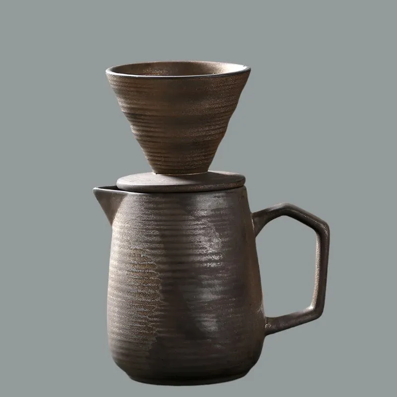 Cocktail Ceremony V60 dripper caffè ceramica giallo terra