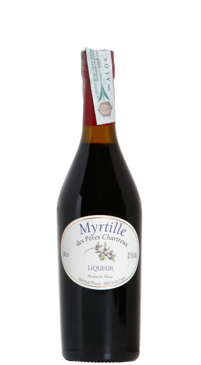 Chartreuse liquore al mirtillo bottiglia alle erbe