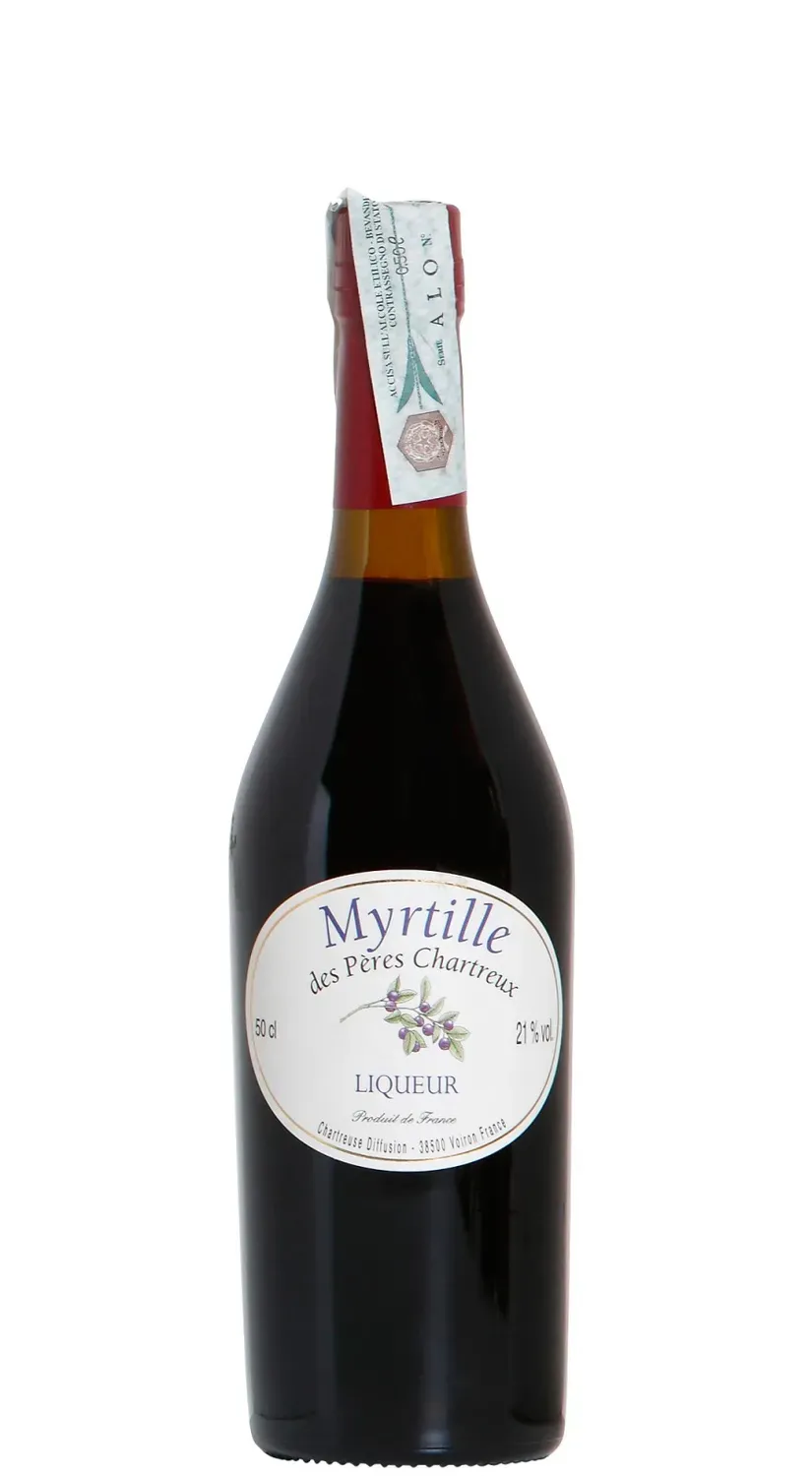 Chartreuse liquore al mirtillo bottiglia alle erbe