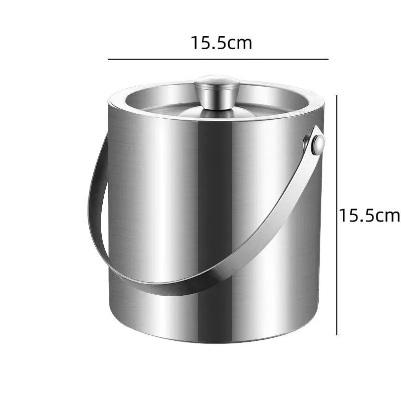 Cocktail Ceremony Ice Bucket secchiello 2L argento con pinza