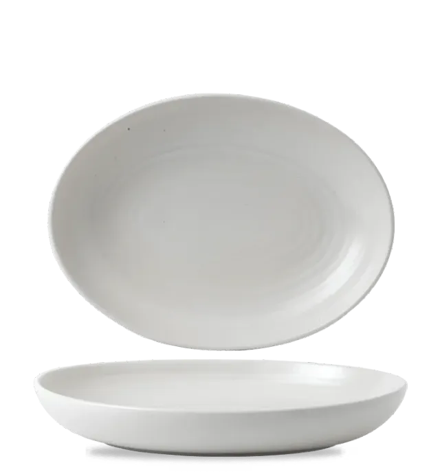 Churchill Evo Pearl Deep piatto ovale 26,7cm 6pz