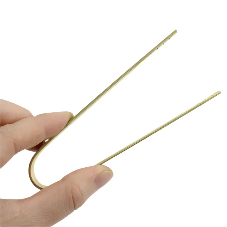 Cocktail Ceremony Bamboo Tongs pinzette bambù 50 pezzi 8 cm monouso