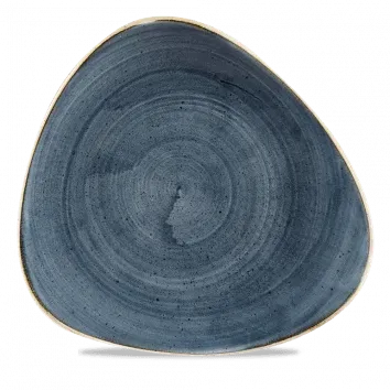 Churchill Stonecast Blueberry piatto triangolare 26,5 cm 6 pezzi