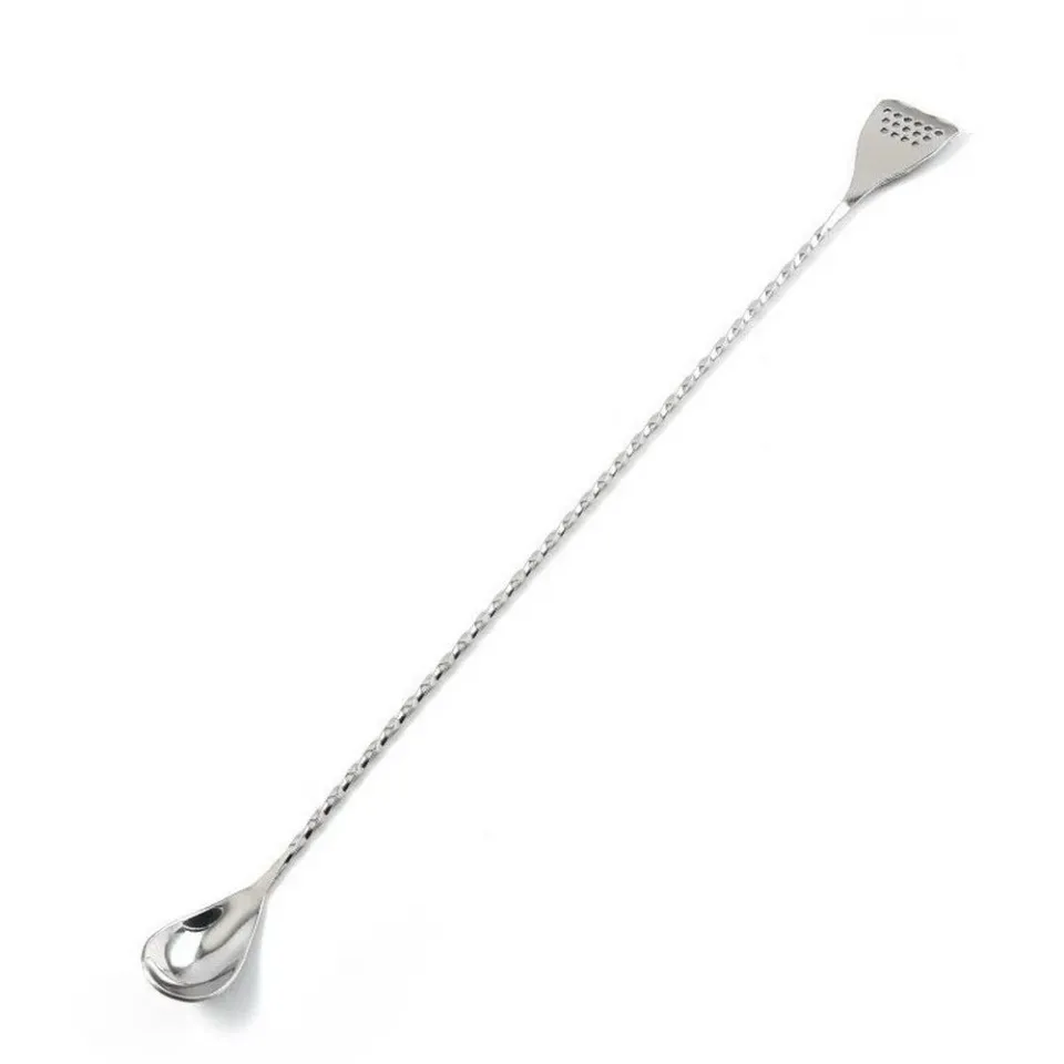 Cocktail Ceremony Strainer bar spoon acciaio 30 cm argento