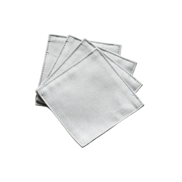 Cocktail Ceremony Fabric Coaster sottobicchiere stoffa grigio 9x9