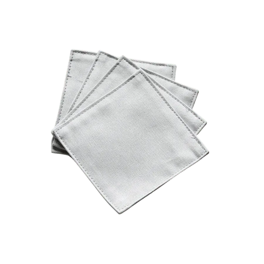 Cocktail Ceremony Fabric Coaster sottobicchiere stoffa grigio 9x9
