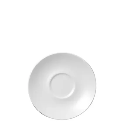 Showbar Monochrome piattino cappuccino bianco 15,6 cm 6 pezzi