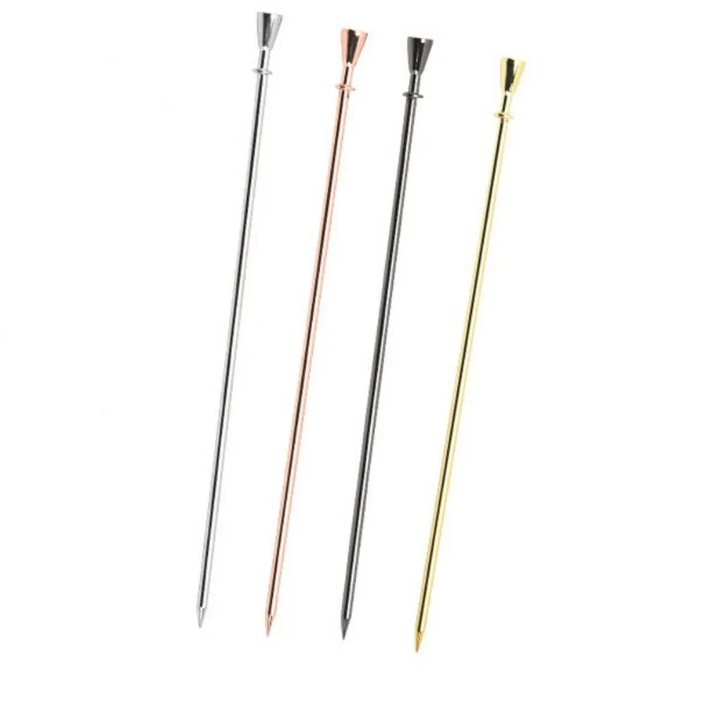 Cocktail Ceremony Stecchini Cocktail Ring Acciaio Set 10 Pezzi