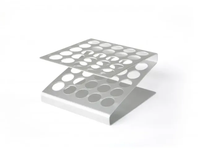 Showbar Supporto Alluminio 25 Provette 12x12 cm