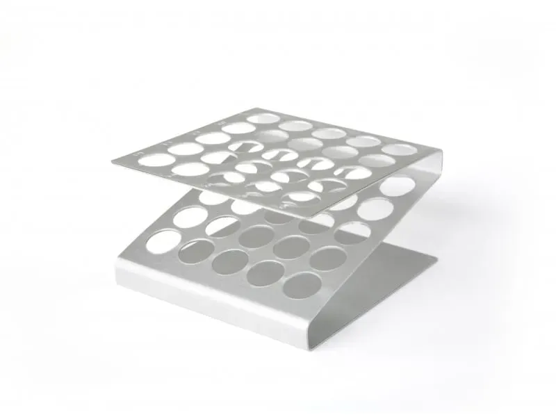 Showbar Supporto Alluminio 25 Provette 12x12 cm