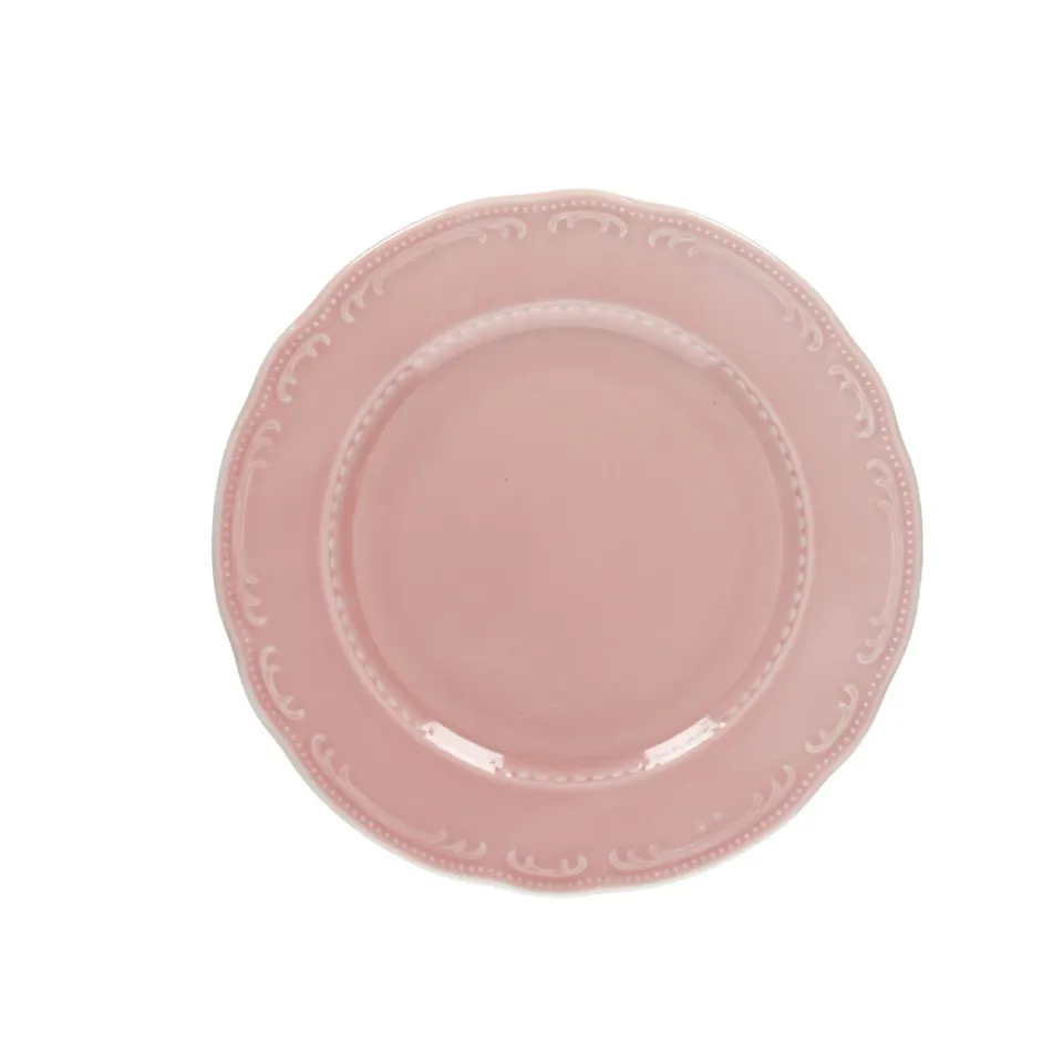 Tognana Vecchio Vienna Charme piatto dessert 22 cm rosa cipria 6 pezzi
