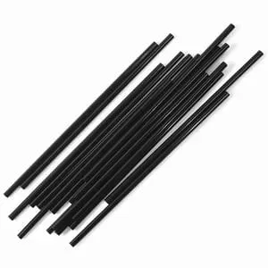 Showbar Sip Straw cannucce sottili 3x20 nere 1000 pezzi