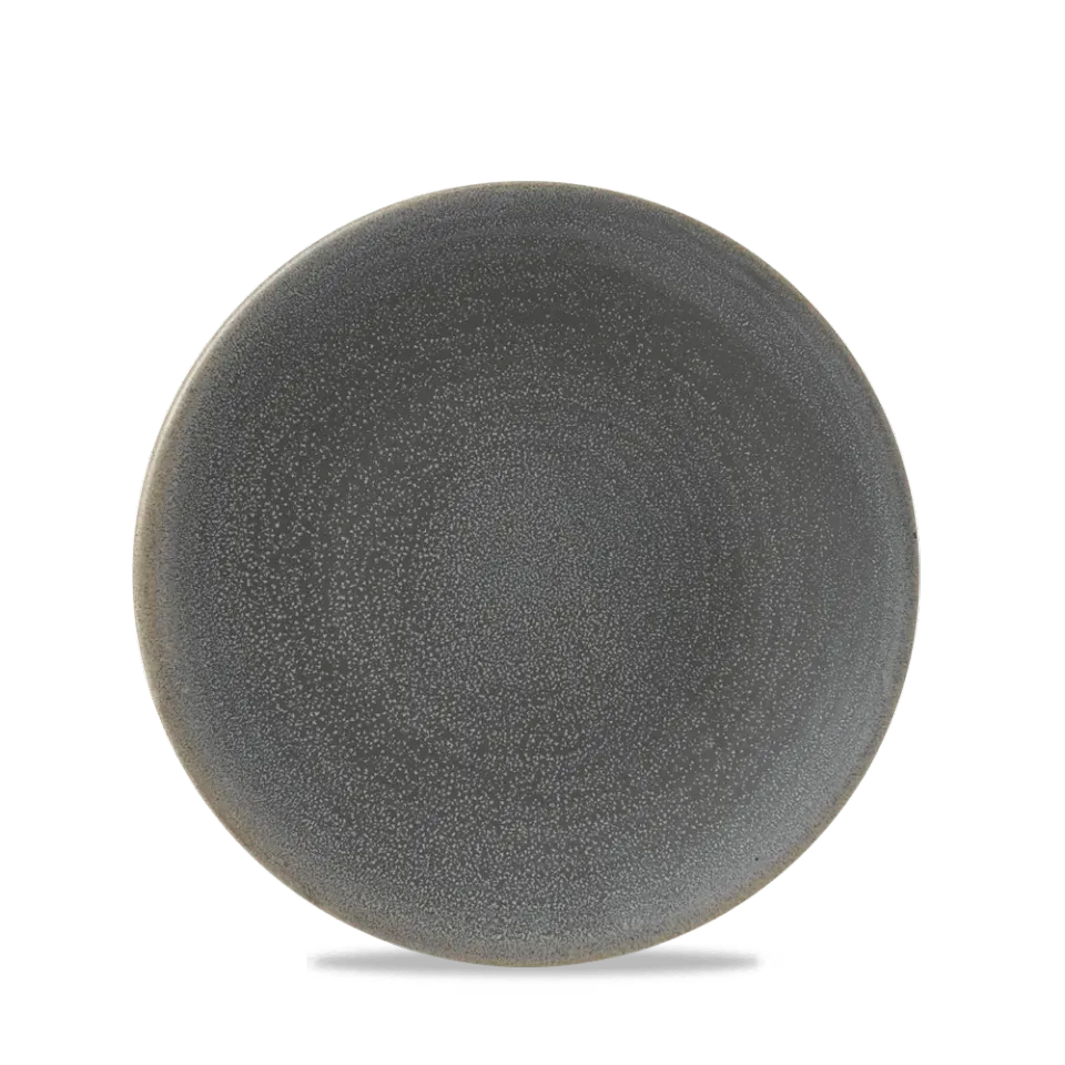 Evo Granite Piatto Coupe 20,5 cm Conf. 6 Pezzi Porcellana