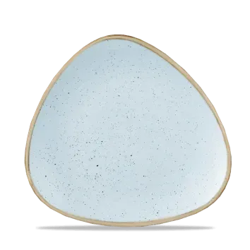 Stonecast Azzurro Puntinato piatto triangolare 19,2cm 6pz