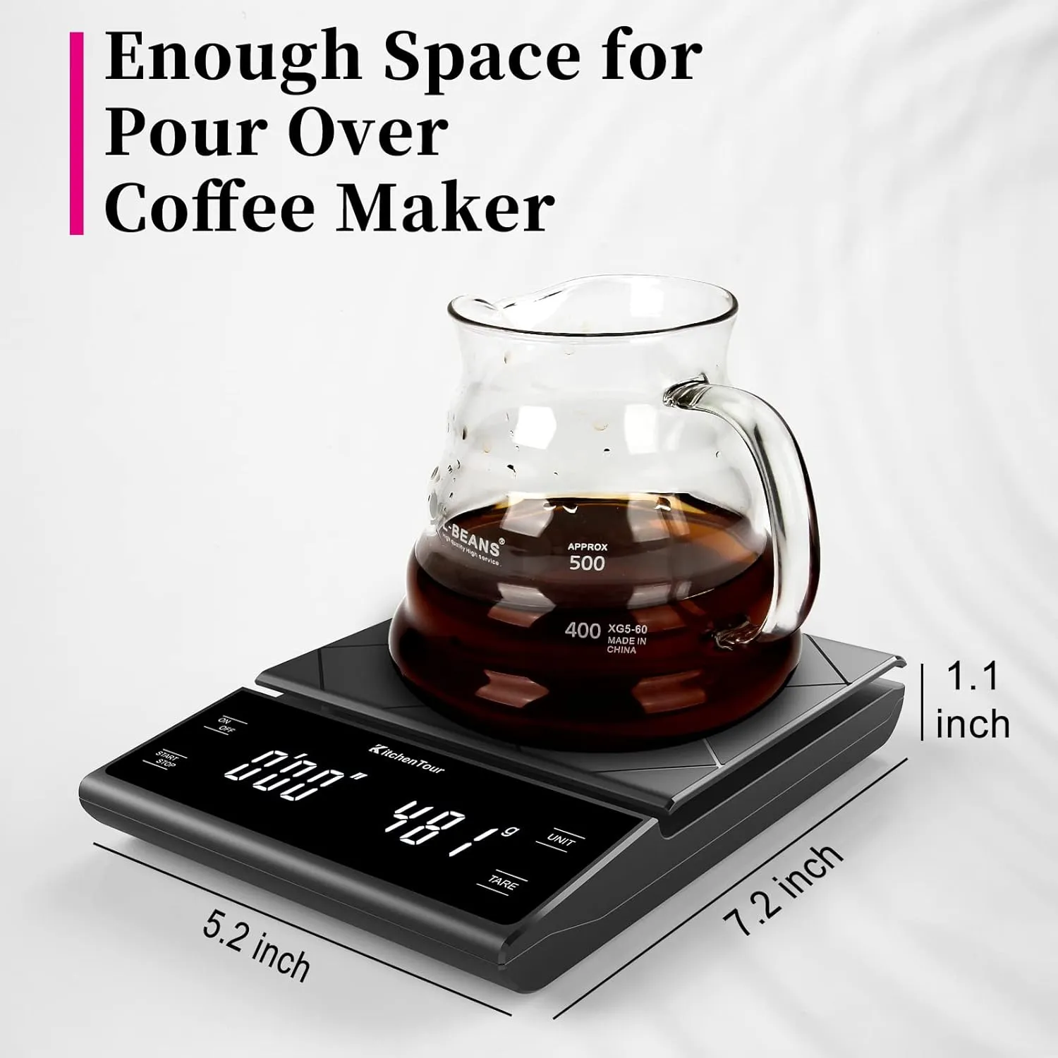 Cocktail Ceremony Barista Bilancia Caffè 3kg 0,1g Timer