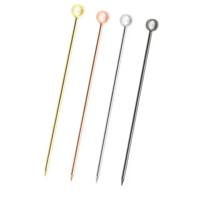 Cocktail Ceremony Stecchini Cocktail Ring Acciaio Set 10 Pezzi