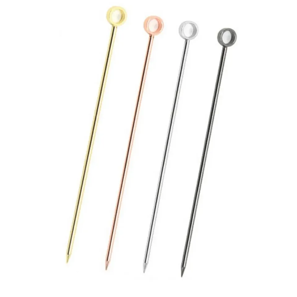 Cocktail Ceremony Stecchini Cocktail Ring Acciaio Set 10 Pezzi