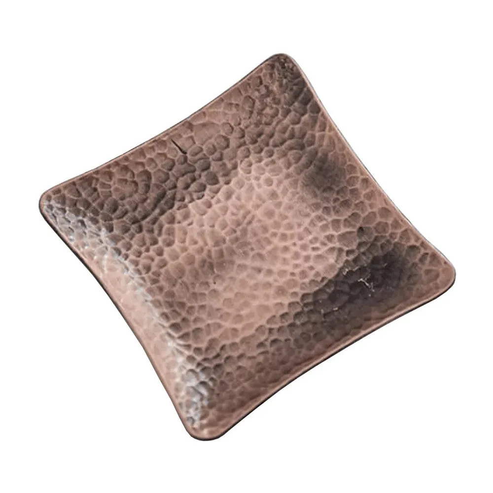 Cocktail Ceremony Sottobicchieri Metallo Quadrati Argento 6 Pz